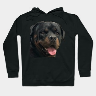 Rottweiler Tongue Out Hoodie